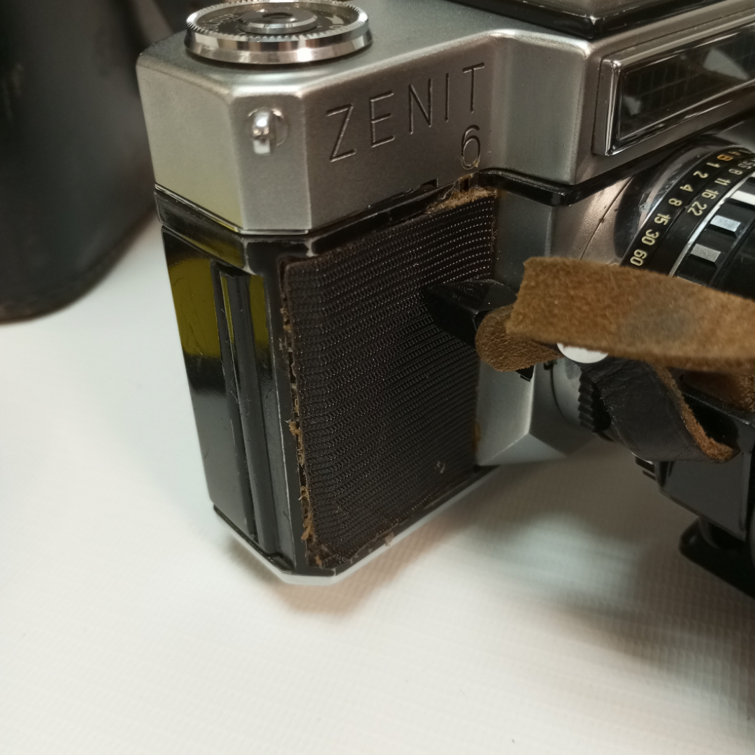 Фотоаппарат Зенит-6 в комплекте с объективом Рубин-1, в кофре с фильтрами, редкий, СССР. Картинка 14